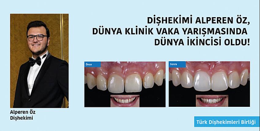 Dişhekimi Alperen Öz, Dünya Klinik Vaka Yarışmasında Dünya İkincisi Oldu!