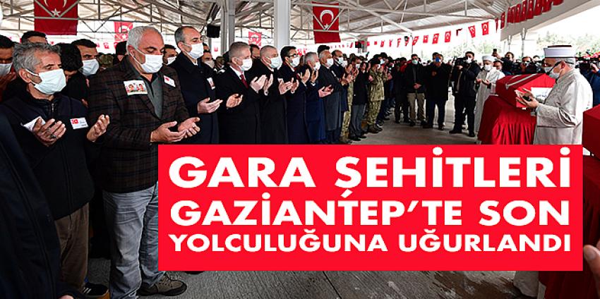 Gara Şehitleri Gaziantep’te Son Yolculuğuna Uğurlandı
