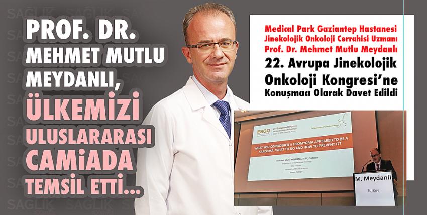Prof. Dr. Mehmet Mutlu Meydanlı, Ülkemizi Uluslararası Camiada Temsil Edecek