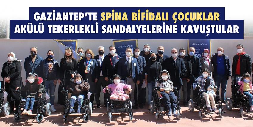 Gaziantep’te Spina Bifidalı Çocuklar Akülü Tekerlekli Sandalyelerine Kavuştular