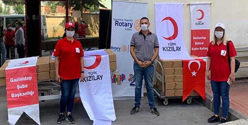 Türk Kızılayı Gaziantep Şubesi ile Yesemek Rotary Kulübü Derneği’nden Önemli İşbirliği