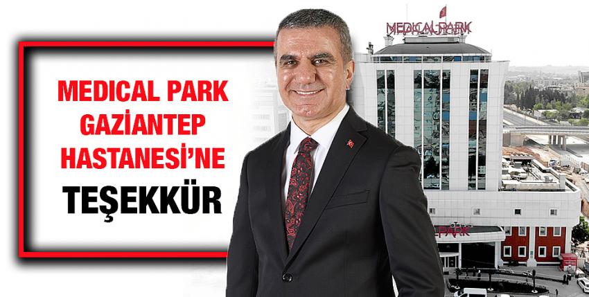 Medical Park Gaziantep Hastanesi’ne Teşekkür
