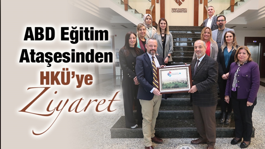 ABD Eğitim Ataşesinden HKÜ’ye Ziyaret