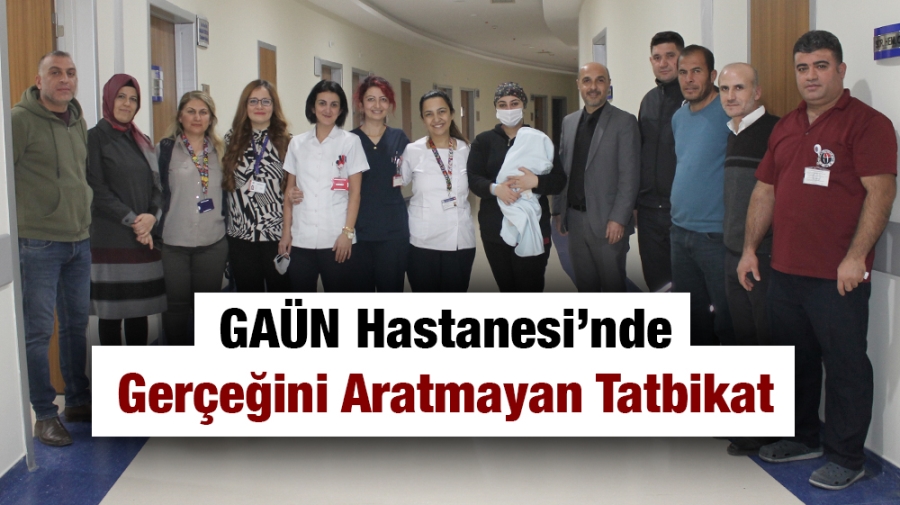 GAÜN Hastanesi’nde Gerçeğini Aratmayan Tatbikat