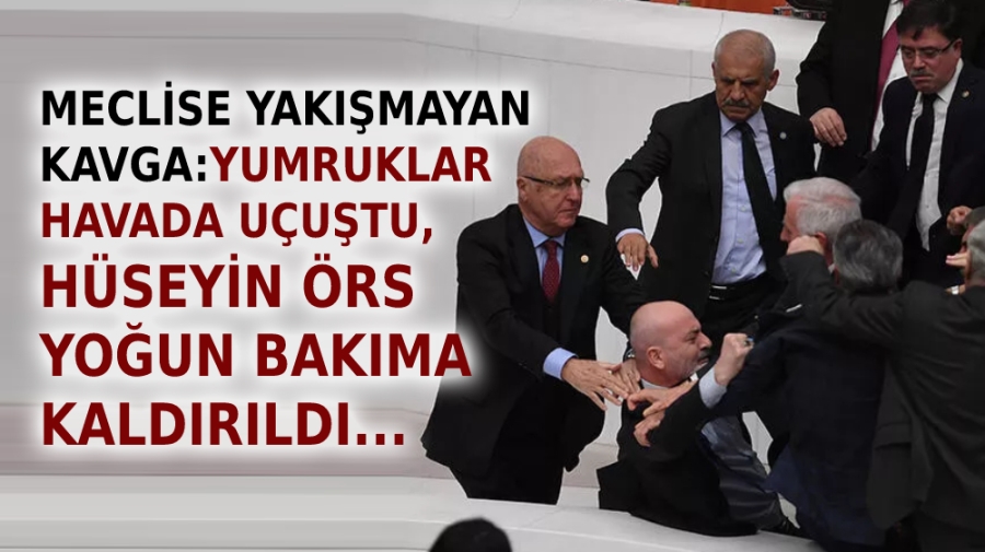 Meclise yakışmayan kavga! İYİ Parti