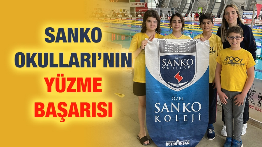 SANKO OKULLARI’NIN YÜZME BAŞARISI