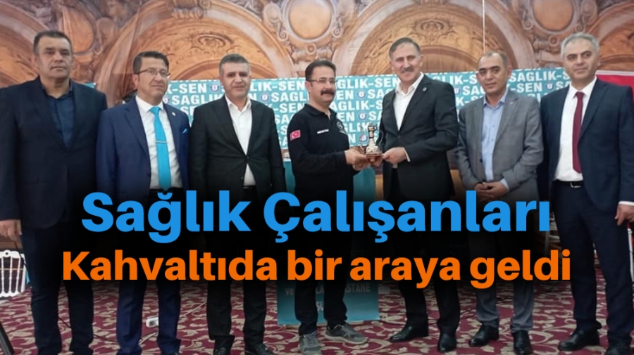 Sağlık Çalışanları 19 Mayıs Gençlik ve Spor Bayramında Kahvaltıda bir araya geldi