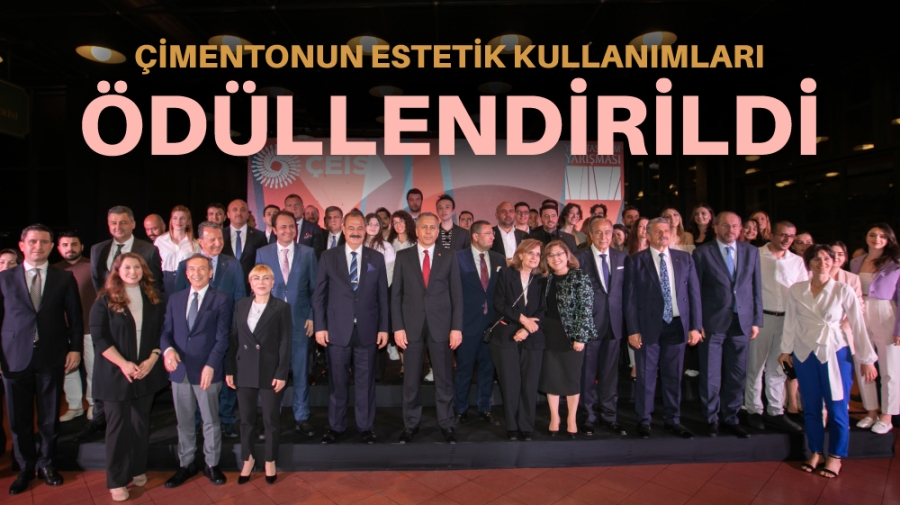 ÇİMENTONUN ESTETİK KULLANIMLARI ÖDÜLLENDİRİLDİ