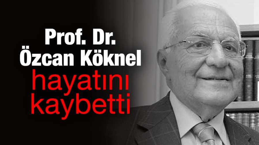 Prof. Dr. Özcan Köknel hayatını kaybetti