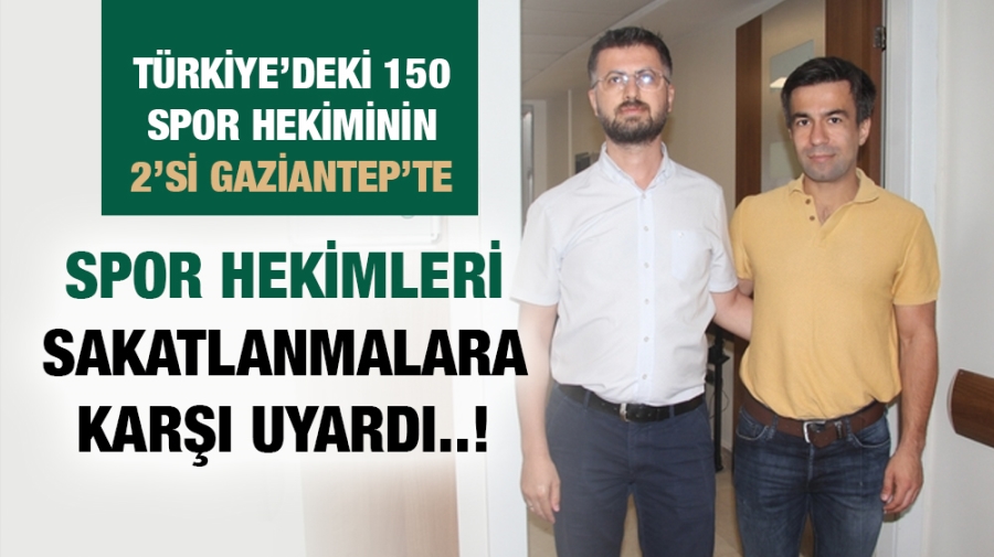 Yazın spor sakatlanmalarına dikkat 