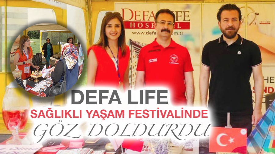 Defa Life Sağlıklı Yaşam Festivalinde Göz Doldurdu