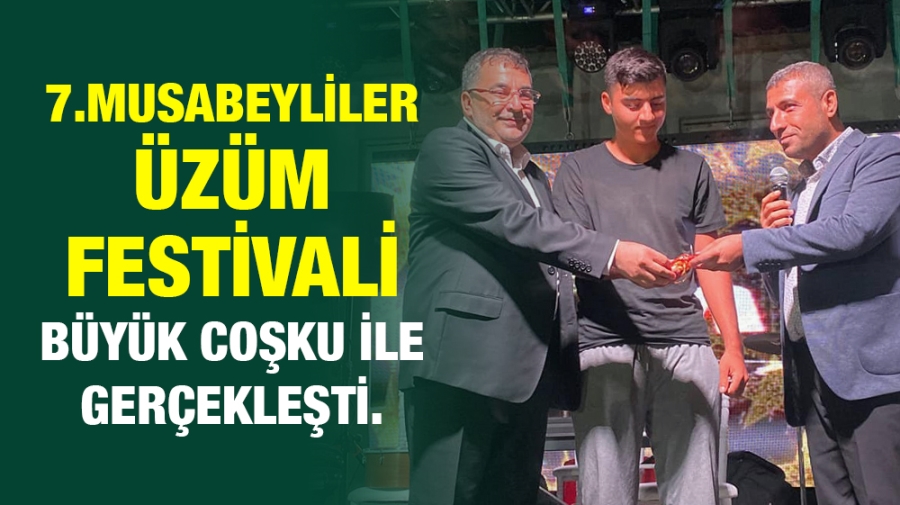 ÜZÜMÜN BEREKETİ FESTİVALE DÖNÜŞTÜ