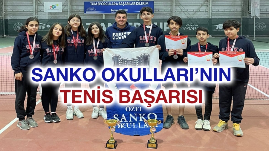 SANKO OKULLARI’NIN TENİS BAŞARISI