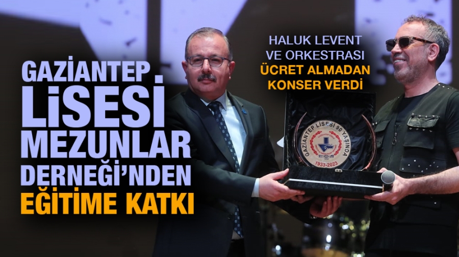 GAZİANTEP LİSESİ MEZUNLAR DERNEĞİ’NDEN EĞİTİME KATKI