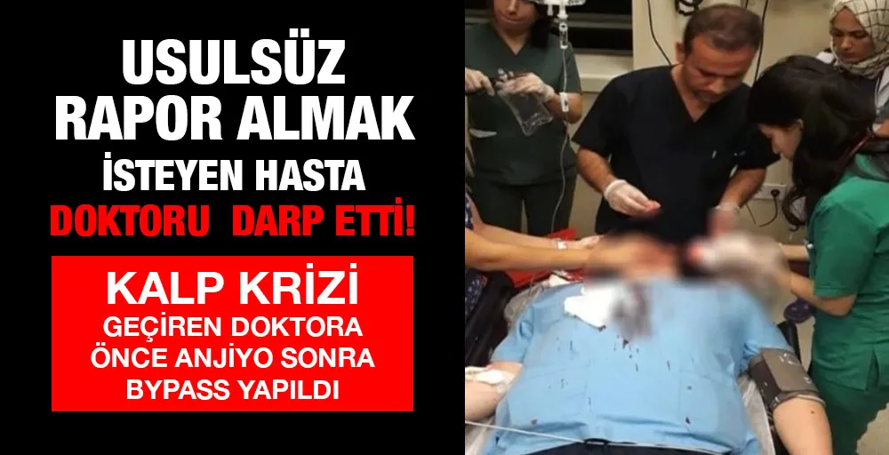 Aile sağlığı merkezinde görevli doktoru darbeden zanlı tutuklandı