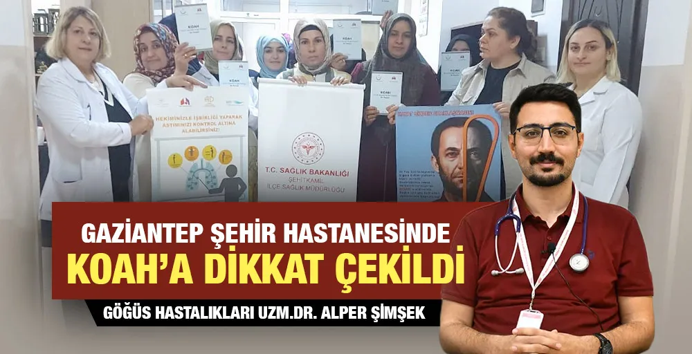Gaziantep Şehir Hastanesinde KOAH Günü Etkinliği