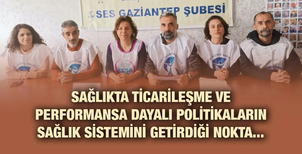      Sağlıkta ticarileşme ve performansa dayalı politikaların sağlık sistemini getirdiği nokta...