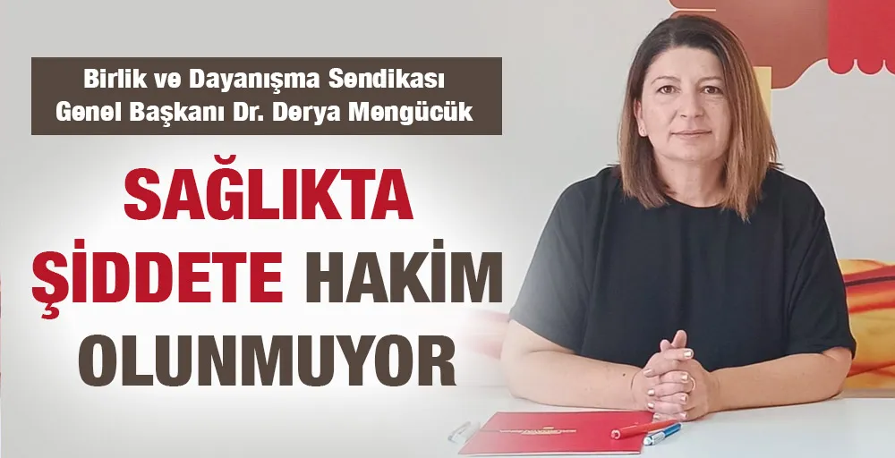 SAĞLIKTA ŞİDDETE HAKİM OLUNMUYOR