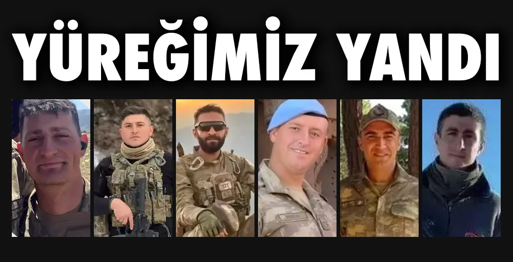  Yüreğimiz yandı!Türkiye şehitlerine ağlıyor..