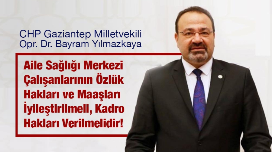 Aile Sağlığı Merkezi Çalışanlarının Özlük Hakları ve Maaşları İyileştirilmeli, Kadro Hakları Verilmelidir!