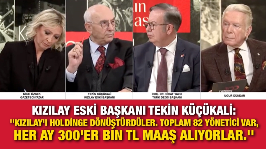 Kızılay Eski Başkanı Tekin Küçükali: 