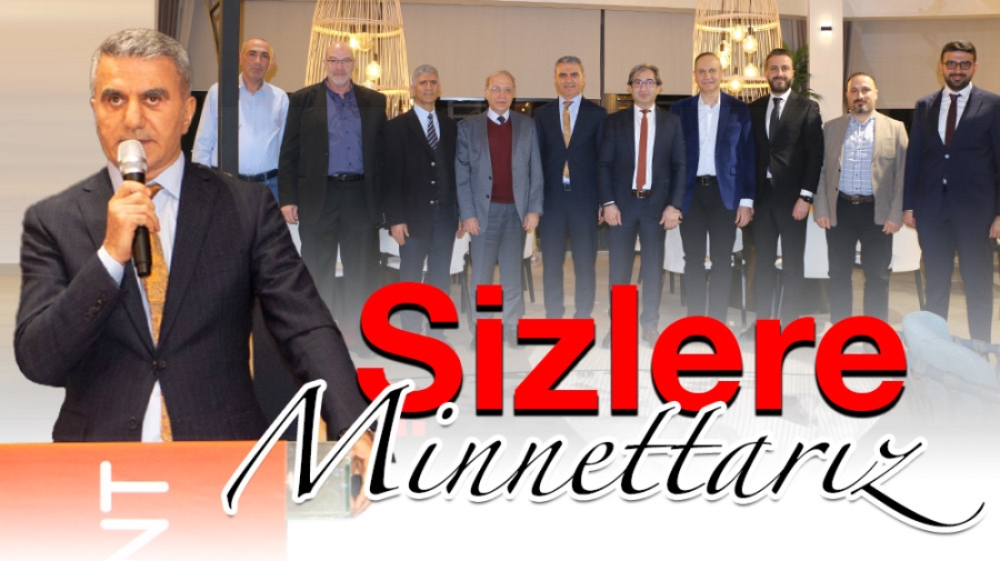 Sizlere Minnettarız