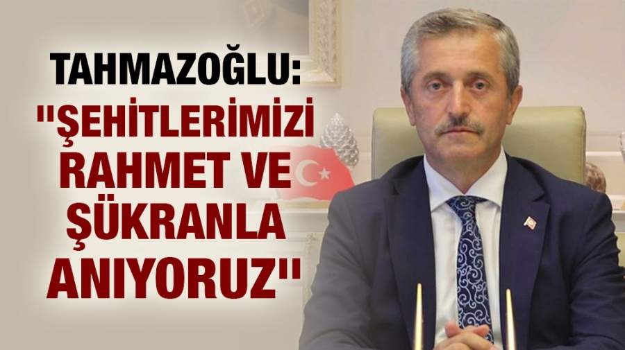 Tahmazoğlu: 
