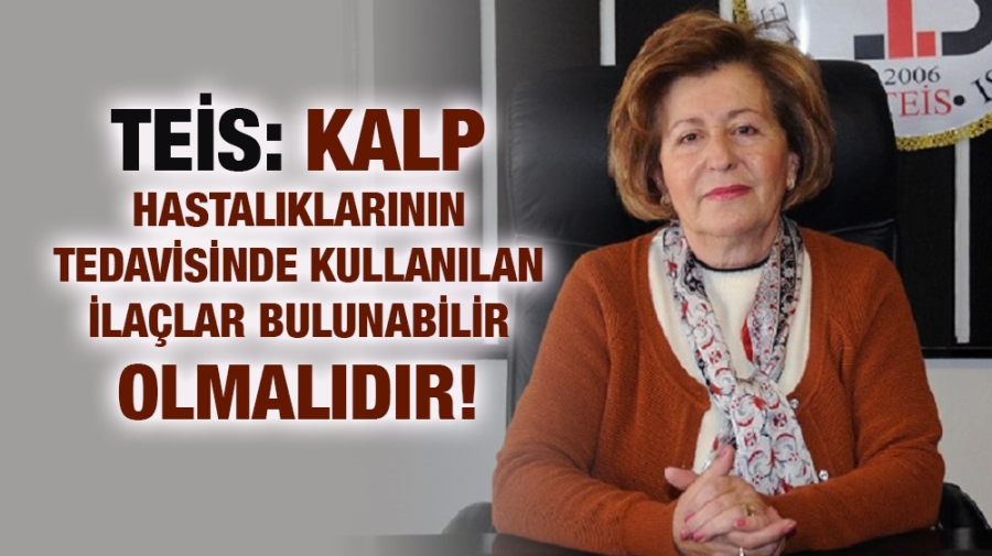 TEİS: KALP HASTALIKLARININ TEDAVİSİNDE KULLANILAN İLAÇLAR BULUNABİLİR OLMALIDIR! 