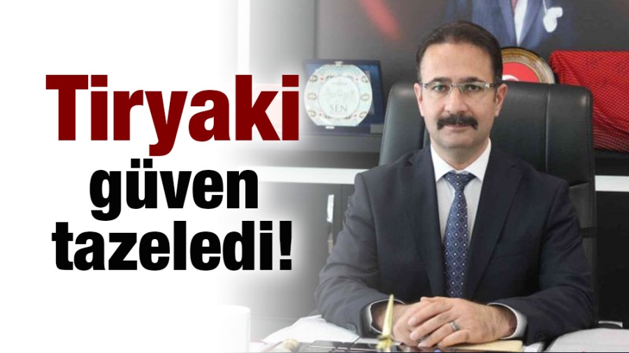 Tiryaki güven tazeledi! 