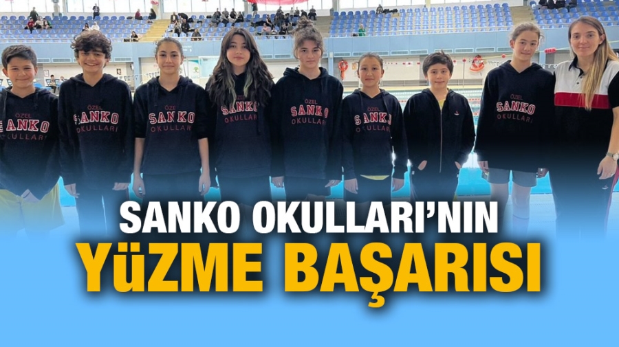 SANKO OKULLARI’NIN YÜZME BAŞARISI