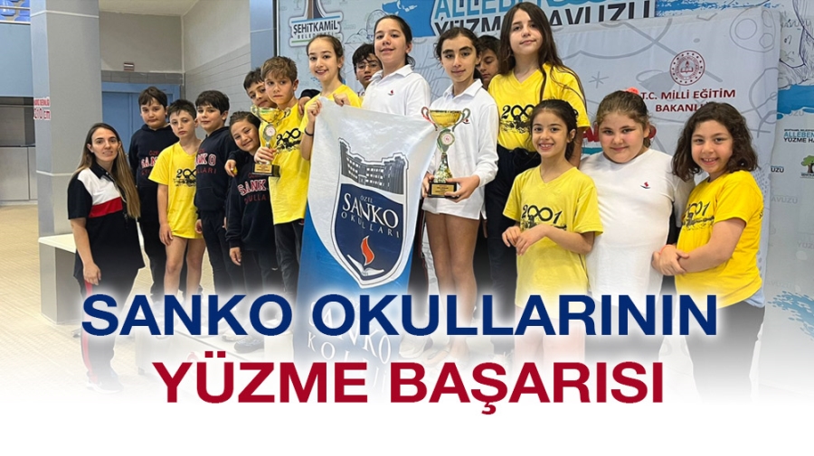 SANKO OKULLARININ YÜZME BAŞARISI