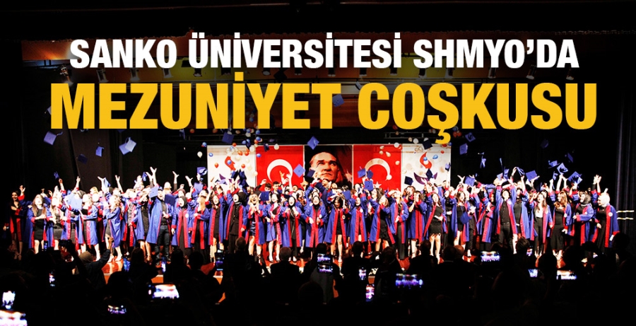 SANKO ÜNİVERSİTESİ SHMYO’DA MEZUNİYET COŞKUSU