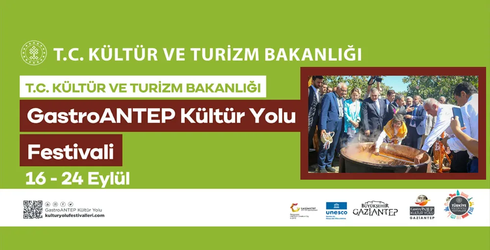 GastroANTEP Kültür Yolu Festivali bugün başladı