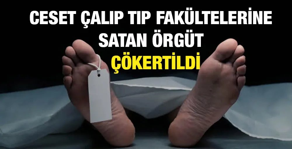 Ceset çalıp tıp fakültelerine satan örgüt çökertildi