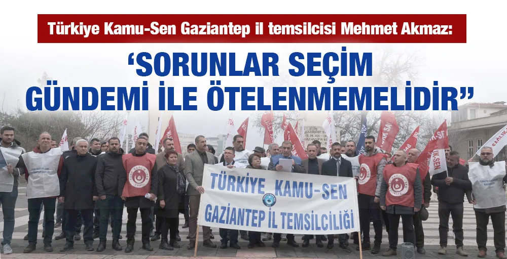 Akmaz: ‘SORUNLAR SEÇİM GÜNDEMİ İLE ÖTELENMEMELİDİR’’