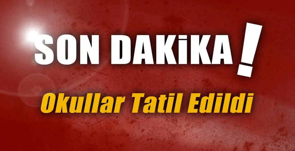 Gaziantep te Okullar tatil edildi