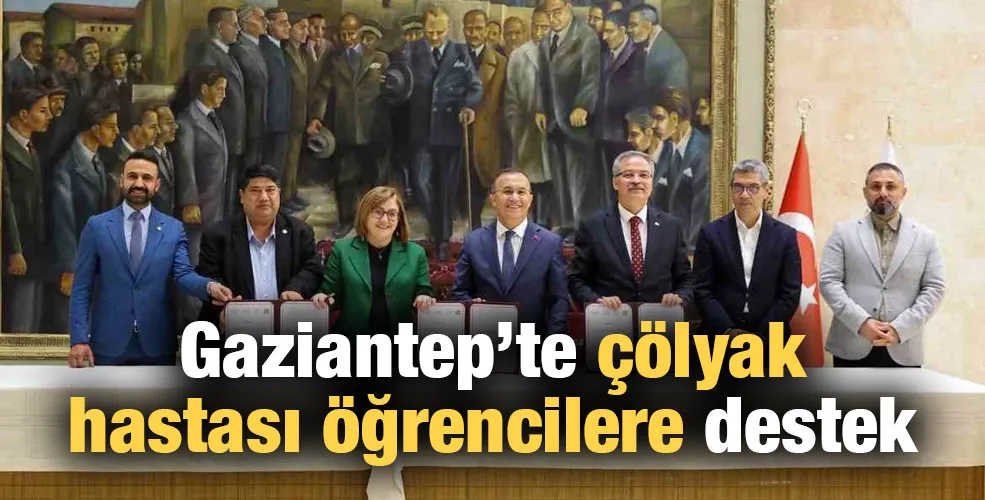 Gaziantep’te çölyak hastası öğrencilere destek