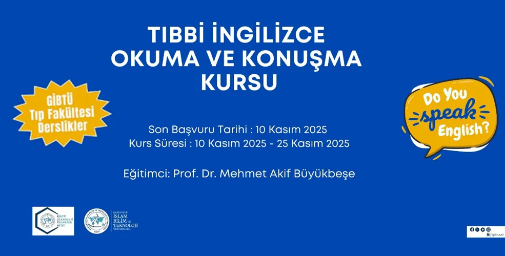 Tıbbi İngilizce Okuma ve Konuşma Kursu