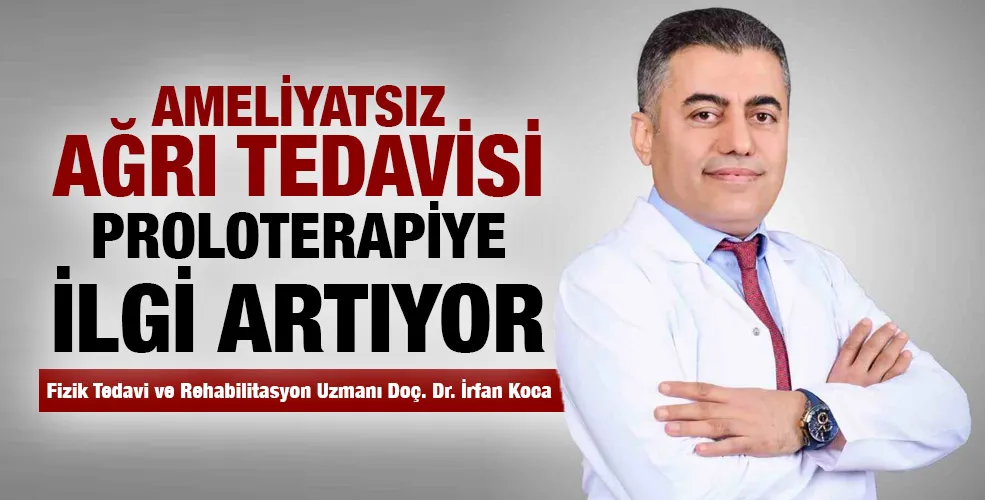 Ameliyatsız ağrı tedavisi proloterapiye ilgi artıyor