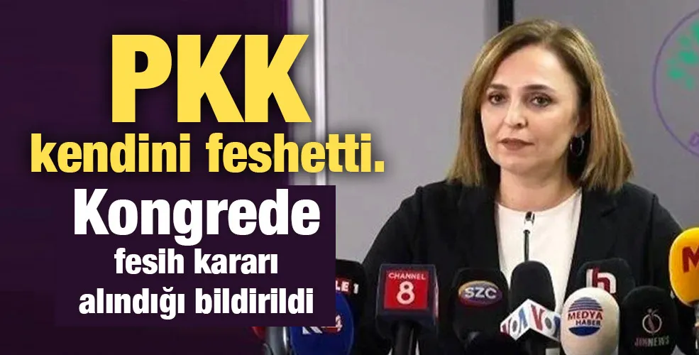 PKK kendini feshetti,kongrede fesih kararı alındığı bildirildi!