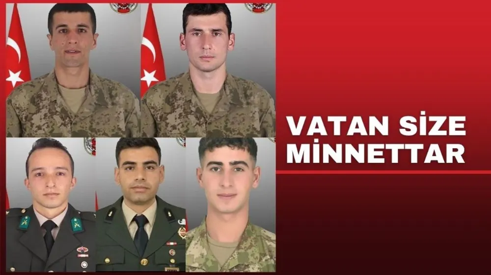 5 Askerimiz Şehit oldu 