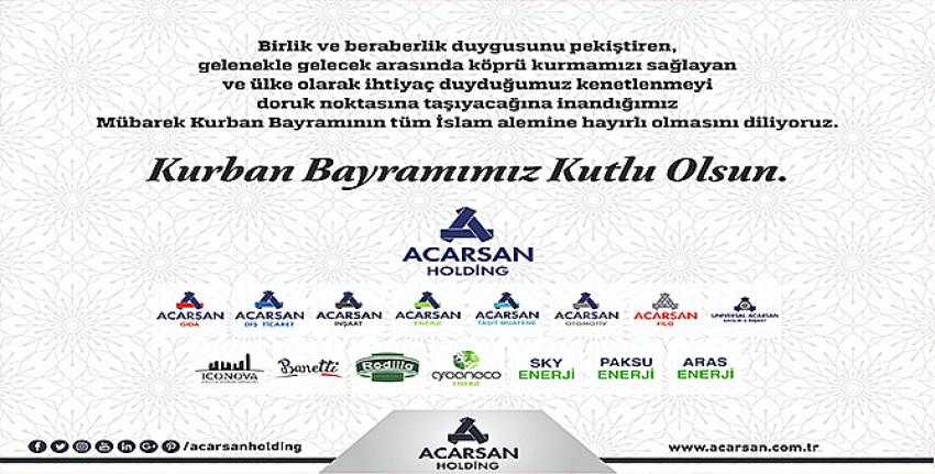 ACARSAN: Kurban Bayramımız Kutlu Olsun