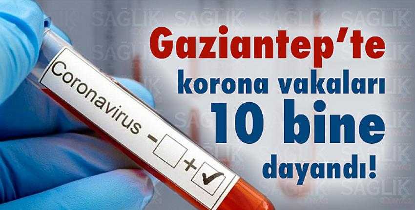 Gaziantep’te korona vakaları 10 bine dayandı! 