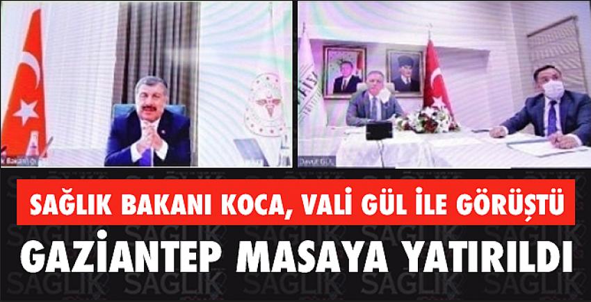 Sağlık Bakanı Koca, Vali Gül ile görüştü!