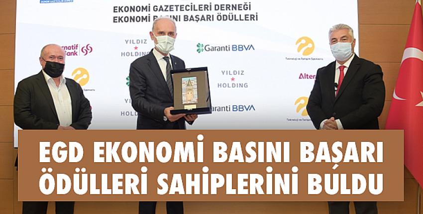 EGD Ekonomi Basını Başarı Ödülleri sahiplerini buldu