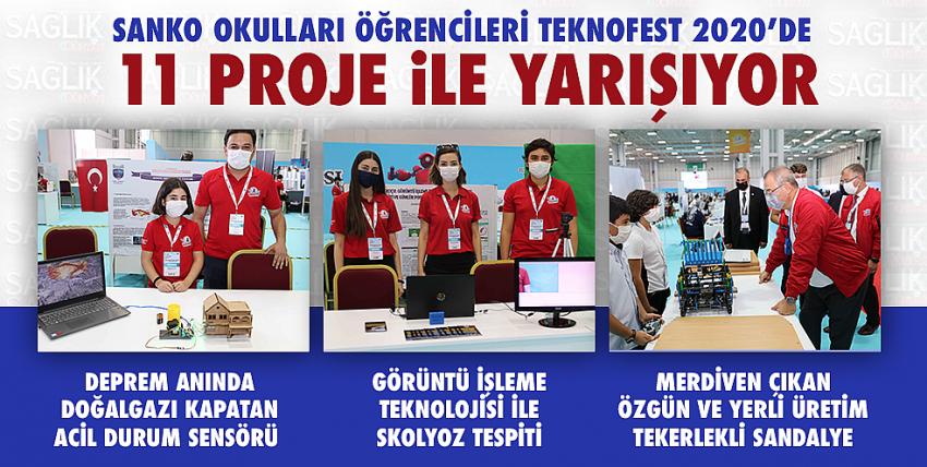 Sanko Okulları Öğrencileri 11 Proje İle Yarışıyor 