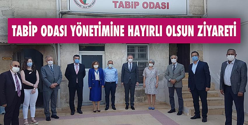 TABİP Odası yönetimine hayırlı olsun ziyareti