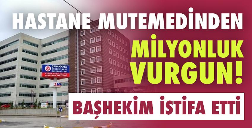 Hastane mutemedinden milyonluk vurgun!