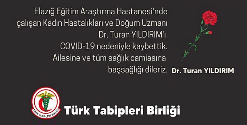 Dr. Turan Yıldırım, korona virüse yenik düştü