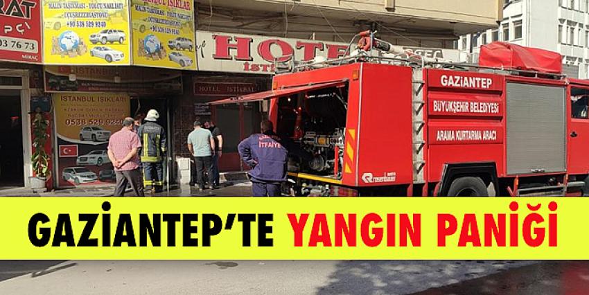 Gaziantep’te yangın paniği!